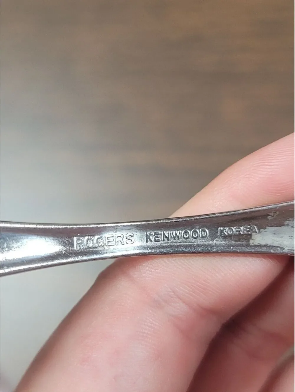 Rogers Kenwood Stainless Dinner Fork from Korea with stamped H